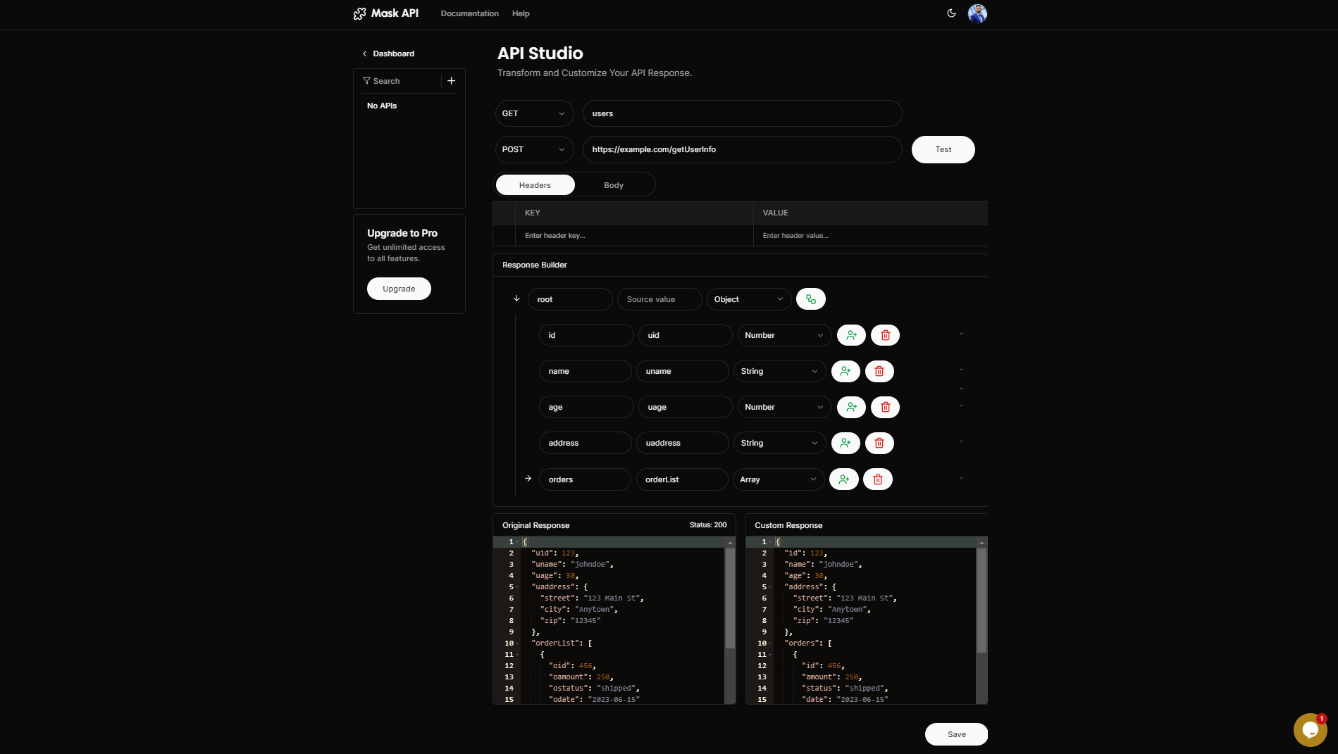 How Mask API enhances APIs